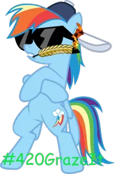 Size: 727x1099 | Tagged: 420, backwards cutie mark, derpibooru import, grazing, hashtag, meme, rainbow dash, safe, straw in mouth, wheat