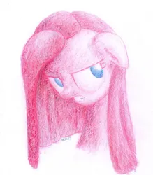 Size: 836x955 | Tagged: artist:aemantaslim, colored pencil drawing, derpibooru import, pinkamena diane pie, pinkie pie, safe, solo, traditional art