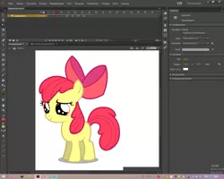 Size: 1279x1023 | Tagged: safe, derpibooru import, apple bloom, earth pony, pony, adobe flash, puppet, puppet rig, windows, windows 8, windows 8.1