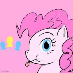 Size: 1088x1088 | Tagged: artist:an-honest-appul, derpibooru import, looking at you, pinkie pie, safe, solo