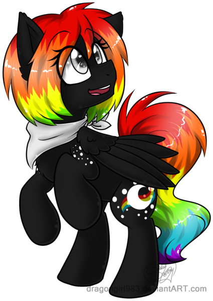 Size: 1368x1931 | Tagged: safe, artist:diigii-doll, derpibooru import, oc, oc:spectral night, unofficial characters only, pegasus, pony, eye clipping through hair, solo