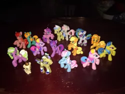 Size: 1024x768 | Tagged: safe, derpibooru import, official, applejack, bumblesweet, daisy, doctor whooves, firecracker burst, flower wishes, lemon hearts, nurse coldheart, nurse redheart, nurse snowheart, pepperdance, pound cake, rainbow flash, skywishes, sweetie blue, sweetie swirl, time turner, twilight sparkle, vinyl scratch, earth pony, pegasus, pony, unicorn, blind bag, collection, colt, female, foal, g4, irl, male, mare, photo, rainbow power, stallion, toy