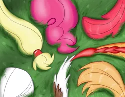 Size: 900x700 | Tagged: apple bloom, apple family, applejack, artist:heir-of-rick, big macintosh, daily apple pony, derpibooru import, granny smith, grass, monster pony, original species, pinkie pie, safe, tail, tatzljack, tatzlpony, winona