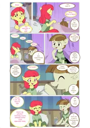 Size: 1600x2261 | Tagged: safe, artist:jeremy3, derpibooru import, apple bloom, featherweight, pony, comic:quest for apple bloom, bed, comic, epilogue, featherbloom, female, hospital, male, shipping, straight