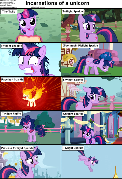 Size: 1282x1876 | Tagged: safe, derpibooru import, edit, edited screencap, screencap, twilight sparkle, twilight sparkle (alicorn), alicorn, pony, unicorn, a canterlot wedding, applebuck season, boast busters, feeling pinkie keen, friendship is magic, lesson zero, angry, annoyed, blushing, canterlot, caption, chubby, crazy face, crying, cs captions, cute, faic, female, filly, filly twilight sparkle, floppy ears, flying, foal, frown, glare, grin, gritted teeth, incarnations of, insanity, levitation, looking up, magic, mane of fire, mare, messy mane, open mouth, ponyville, pun, rage, sad, shy, smiling, stuffed, telekinesis, twiabetes, twilight snapple, unamused, wide eyes