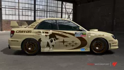 Size: 1280x720 | Tagged: artist:skyline333, car, derpibooru import, forza motorsport 4, itasha, safe, subaru, subaru impreza, wild fire