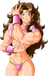 Size: 600x950 | Tagged: abs, armpits, artist:taekwon-magic, barely pony related, battle tendency, derpibooru import, female, human, humanized, humanized oc, jojo's bizarre adventure, kars, muscles, oc, oc:shinta pony, parody, pillar men, solo, solo female, suggestive, unofficial characters only