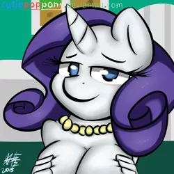 Size: 800x800 | Tagged: anthro, artist:cutiepoppony, breasts, busty rarity, cleavage, derpibooru import, door, female, nudity, rarity, road, solo, solo female, suggestive, window