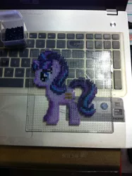 Size: 1000x1339 | Tagged: safe, artist:2ju, derpibooru import, starlight glimmer, perler beads