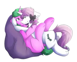 Size: 1024x819 | Tagged: safe, artist:oddends, derpibooru import, oc, oc:velvet peach, unofficial characters only, pony, unicorn, drill hair, drill mane