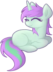 Size: 894x1211 | Tagged: safe, artist:wingedwolf94, deleted from derpibooru, derpibooru import, oc, oc:meadow walker, unofficial characters only, pony, unicorn, eyes closed, prone, simple background, transparent background