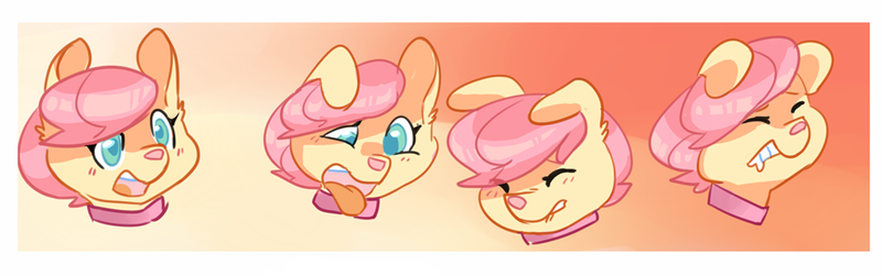 Size: 980x307 | Tagged: ahegao, artist:kittenmod, buttercord, butterpup, butterscotch, collar, comic:shy puppy, derpibooru import, dog, flutterdog, flutterpet, fluttershy, rule 63, saddle up 2: creature comforts, safe, solo, species swap