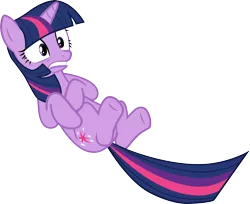 Size: 3121x2546 | Tagged: safe, artist:kwark85, artist:petuxed, derpibooru import, twilight sparkle, princess twilight sparkle (episode), lying down, on back, scared, simple background, solo, transparent background, vector