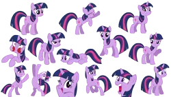 Size: 3840x2160 | Tagged: safe, artist:kwark85, derpibooru import, edit, twilight sparkle, pony, unicorn, :i, alicorn drama, aweeg*, bipedal, cute, drama, eyes closed, frown, glare, grin, gritted teeth, grumpy, hoofy-kicks, looking at you, looking back, nervous, open mouth, pointing, prone, puffy cheeks, raised eyebrow, raised hoof, rearing, screaming, simple background, smiling, smirk, solo, squee, subliminal message, the duck goes kwark, transparent background, trotting, twilight burgkle, unicorn twilight, vector, wide eyes, wingless edit, wink