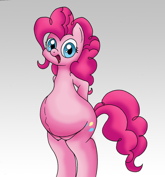 Size: 2502x2675 | Tagged: artist:seenty, crotchboobs, derpibooru import, female, hyper, hyper pregnancy, nipples, nudity, pinkie pie, preggy pie, pregnant, questionable, solo, solo female