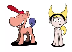 Size: 1159x849 | Tagged: artist:gapaot, billy, derpibooru import, mandy, ponified, safe, the grim adventures of billy and mandy, what has science done
