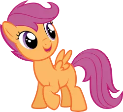 Size: 2836x2577 | Tagged: safe, derpibooru import, official, scootaloo, pegasus, pony, castle creator, simple background, solo, transparent background, vector