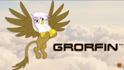 Size: 1136x640 | Tagged: safe, derpibooru import, screencap, gilda, gryphon, copyright, demo disk, funhaus, gameplay, grorfin, legendary, lp, meme, photoshop, rooster teeth, trademark, video, video game