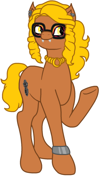 Size: 832x1464 | Tagged: safe, artist:flamefyre1235, derpibooru import, ponified, earth pony, hengstwolf, pony, werewolf, clawdia wolf, monster high, solo