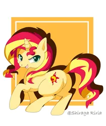 Size: 1784x2128 | Tagged: safe, artist:shiragariria, derpibooru import, sunset shimmer, pony, unicorn, solo