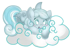 Size: 1240x869 | Tagged: safe, artist:starlightlore, derpibooru import, oc, oc:snowdrop, unofficial characters only, pegasus, pony, cloud, cute, heart eyes, simple background, snowbetes, solo, transparent background, wingding eyes