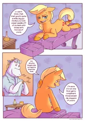 Size: 1280x1810 | Tagged: applejack, artist:raph13th, bulk biceps, comic, comic:built for power, derpibooru import, safe, tumblr