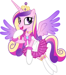 Size: 10000x11288 | Tagged: safe, artist:tygerbug, derpibooru import, princess cadance, pony, absurd resolution, clothes, cute, cutedance, happy, sailor moon, sailor scout, simple background, skirt, solo, transparent background, vector