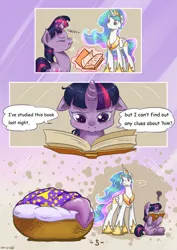 Size: 1500x2122 | Tagged: artist:dsp2003, artist:mrs1989, baby, baby spike, book, comic, comic:spike the messenger, dead source, derpibooru import, female, filly, filly twilight sparkle, levitation, magic, princess celestia, safe, spike, spike the messenger, telekinesis, twilight sparkle, younger