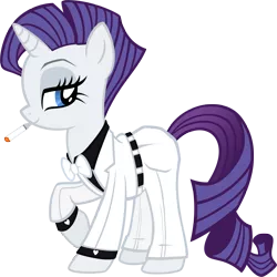 Size: 8906x8903 | Tagged: absurd resolution, artist:tygerbug, cigarette, cigarette holder, crossover, dc comics, derpibooru import, desire, rarity, safe, sandman, smoking, solo