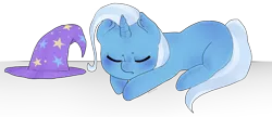 Size: 1200x517 | Tagged: safe, artist:oouichi, derpibooru import, trixie, pony, unicorn, alone, curled up, female, filly, lonely, mare, resting, sad, sleeping, solo, younger