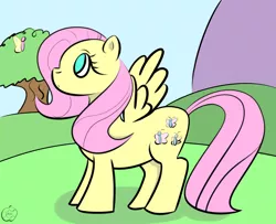 Size: 1580x1280 | Tagged: artist:an-honest-appul, butterfly, derpibooru import, fluttershy, safe, solo