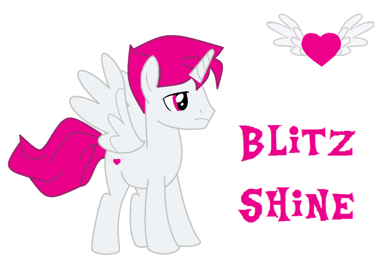 Size: 1159x777 | Tagged: safe, artist:theinfinitypower487, derpibooru import, oc, oc:blitz shine, oc:heart magic, unofficial characters only, alicorn, pony, alicorn oc, male, rule 63