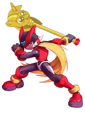 Size: 560x831 | Tagged: artist:rgm2011, dead source, derpibooru import, megaman, megaman zero, safe, simple background, transparent background, twilight scepter, zero