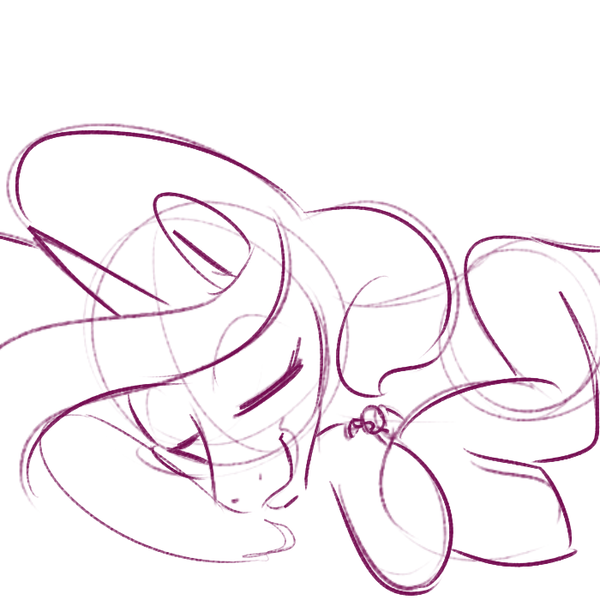 Size: 700x700 | Tagged: safe, artist:goat train, deleted from derpibooru, derpibooru import, princess celestia, human, pony, eyes closed, giant pony, giantess, giantlestia, macro, monochrome, sketch, sleeping, smiling, solo