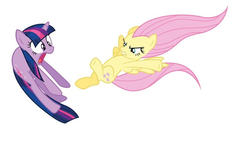 Size: 1024x623 | Tagged: derpibooru import, dynamic entry, fluttershy, kicking, safe, twilight sparkle