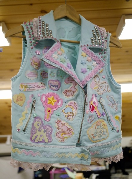 Size: 756x1024 | Tagged: safe, artist:lithefidercreatures, derpibooru import, care bears, clothes, g3, irl, lady lovely locks, photo, popples, vest