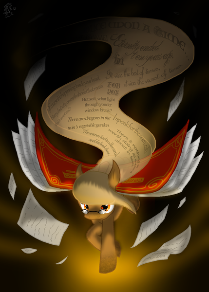 Size: 2500x3500 | Tagged: artist:dragonwolfrooke, book, derpibooru import, object pony, oc, oc:page turner, original species, ponified, safe, solo, surreal, unofficial characters only