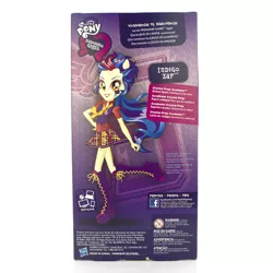 Size: 750x750 | Tagged: safe, derpibooru import, indigo zap, equestria girls, friendship games, boots, box art, clothes, high heels, merchandise, outfit, solo, wedge heel