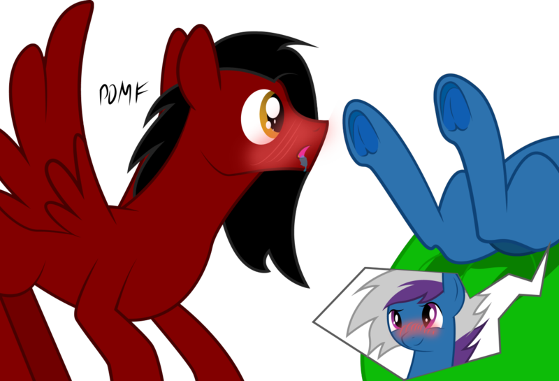 Size: 1280x872 | Tagged: questionable, artist:gamplym, derpibooru import, oc, oc:gamerton, unofficial characters only, earth pony, pegasus, pony, balls, blushing, color, colored, drool, excited, flaccid, hoof fetish, hooves, horsecock, nudity, penis, presenting, simple background, stare, transparent background, underhoof, vector, wingboner, wings