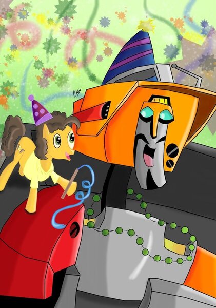 Size: 749x1067 | Tagged: artist:kartoon12, cheese sandwich, derpibooru import, safe, transformers, transformers animated, voice actor joke, weird al yankovic, wreck-gar