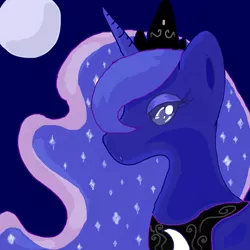 Size: 3500x3500 | Tagged: artist:flyingheartz2, derpibooru import, princess luna, safe, solo