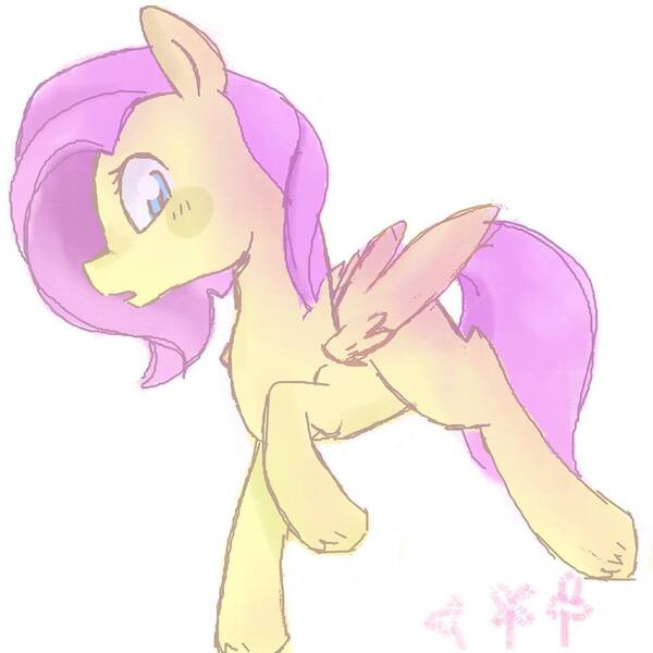 Size: 960x960 | Tagged: safe, artist:meowing-ghost, derpibooru import, fluttershy, solo