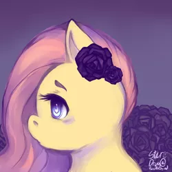 Size: 1500x1500 | Tagged: safe, artist:stardrugg, derpibooru import, fluttershy, pony, anime, beautiful, best, cute, eyes, my little pony, paint, painted, pink, pretty, purple, sketch, solo, yellow