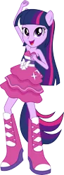 Size: 2454x6752 | Tagged: safe, artist:sugar-loop, derpibooru import, twilight sparkle, twilight sparkle (alicorn), equestria girls, bare shoulders, clothes, dancing, dress, fall formal outfits, female, pony ears, simple background, sleeveless, solo, strapless, transparent background, vector, wingless