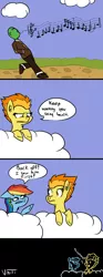 Size: 1008x2705 | Tagged: suggestive, artist:visiti, derpibooru import, rainbow dash, spitfire, oc, oc:anon, human, pegasus, pony, comic, female, human fetish, human male, imminent sex, imminent threesome, male, mare, slice of life, watching