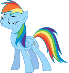 Size: 5000x5277 | Tagged: safe, artist:djdavid98, artist:embersatdawn, derpibooru import, rainbow dash, pegasus, pony, may the best pet win, .ai available, .svg available, absurd resolution, eyes closed, female, mare, simple background, singing, solo, transparent background, vector