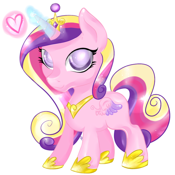 Size: 1000x1000 | Tagged: artist:elimicho, chibi, derpibooru import, heart, magic, princess cadance, safe, simple background, solo, transparent background