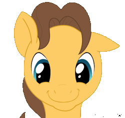 Size: 612x575 | Tagged: safe, artist:scouthiro, derpibooru import, caramel, animated, background pony, blinking, carabetes, cute, eye shimmer, male, simple background, smiling, solo, tongue out, transparent background
