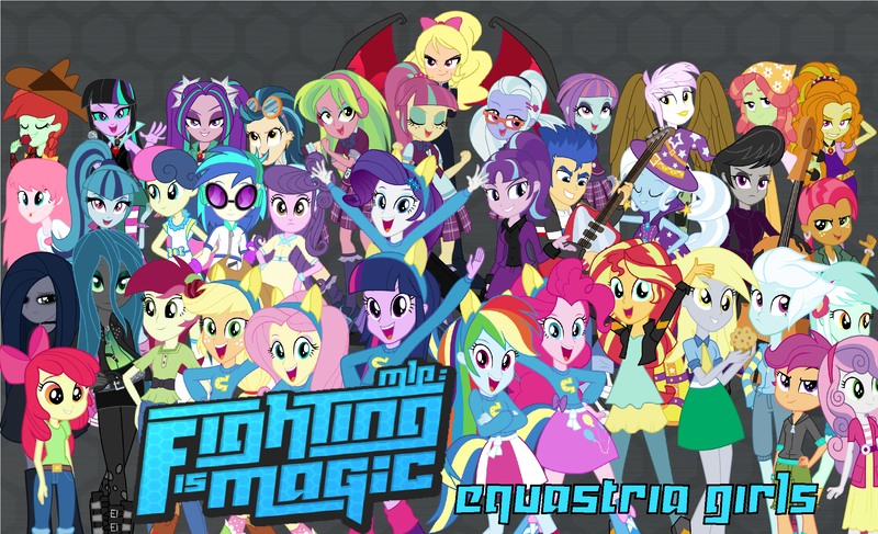 Size: 2180x1328 | Tagged: safe, artist:enderboy1908, derpibooru import, adagio dazzle, apple bloom, applejack, aria blaze, babs seed, bon bon, derpy hooves, flash sentry, fleetfoot, fluttershy, gilda, indigo zap, lemon zest, lyra heartstrings, octavia melody, pinkie pie, queen chrysalis, rainbow dash, rarity, roseluck, scootaloo, sonata dusk, sour sweet, starlight glimmer, sugarcoat, sunny flare, sunset shimmer, suri polomare, sweetie belle, sweetie drops, tree hugger, trixie, twilight sparkle, vinyl scratch, oc, oc:crab apple, oc:fluffle puff, oc:minkie pie, oc:princess dark matter, fighting is magic, equestria girls, rainbow rocks, clothes, cutie mark crusaders, emblem, equestria girls-ified, mane six, reference, shadow five, skirt, sweater, sweatershy, the dazzlings, twivine sparkle, vector, wallpaper