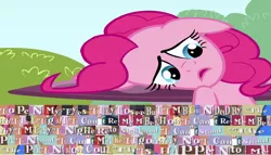 Size: 1855x1064 | Tagged: derpibooru import, expand dong, exploitable meme, meme, pinkie pie, reaction image, safe, screencap, simple plan, song reference, untitled (song)
